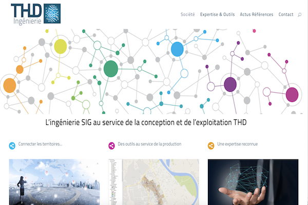 Site de la société THD-INGENIERIE
